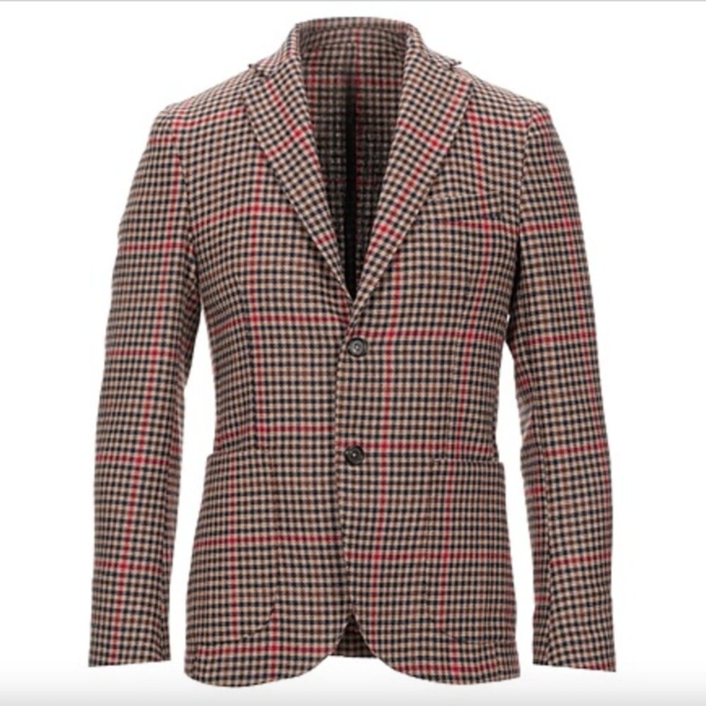 Beaucoup Vetements Wool Blend Blazer - Slim-fit Medium/small - Made in Italy.